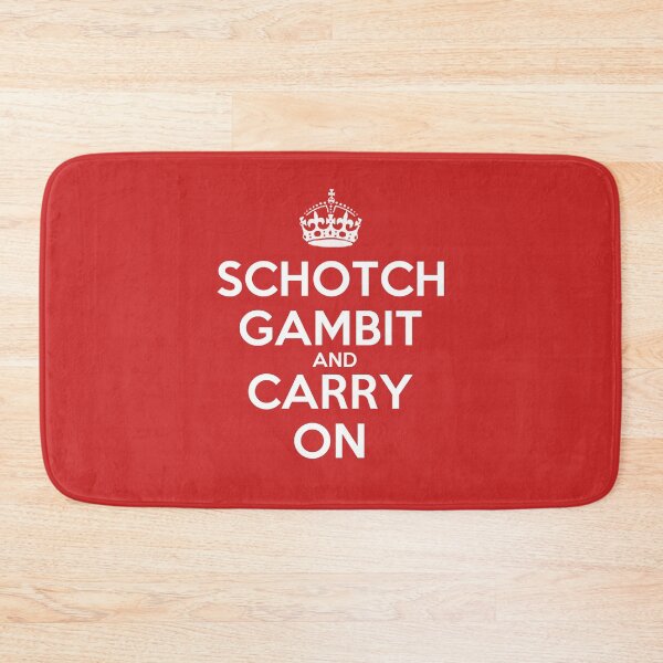 Item preview, Schotch Gambit and Carry On - Chess opening T-Shirt designed and sold by edygun.