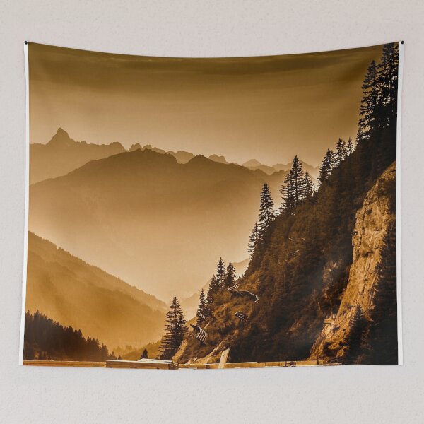 Item preview, A beautiful foggy mountain designed and sold by Fiona Shorts.