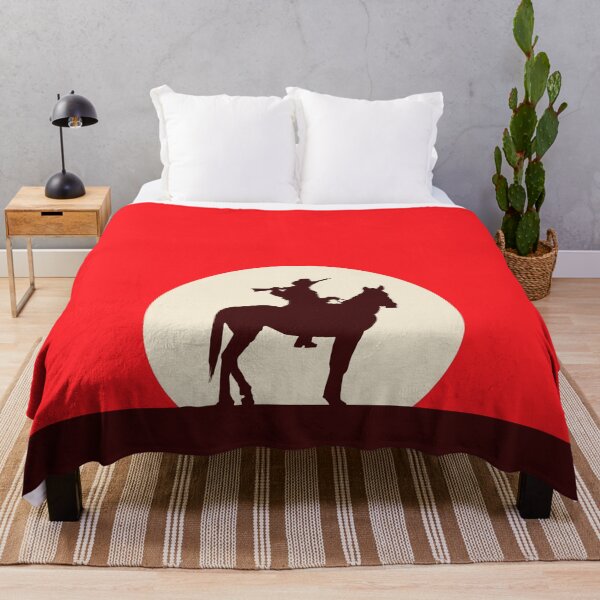 Item preview, drawing of lonely cowboy at sunset designed and sold by 42youbest.