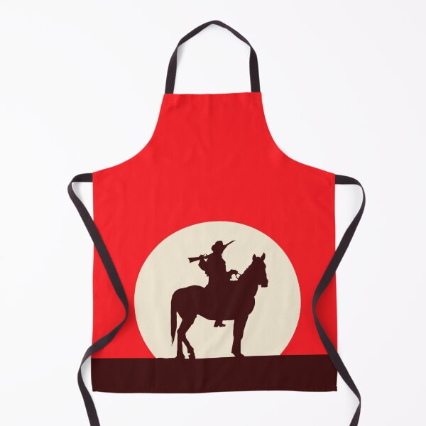 Item preview, drawing of lonely cowboy at sunset designed and sold by 42youbest.