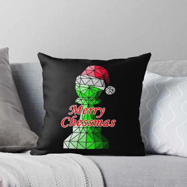 Item preview, Merry Chessmas, christmas green geometric pawn designed and sold by felinefeelings.