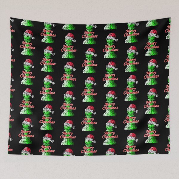 Item preview, Merry Chessmas, christmas green geometric pawn designed and sold by felinefeelings.