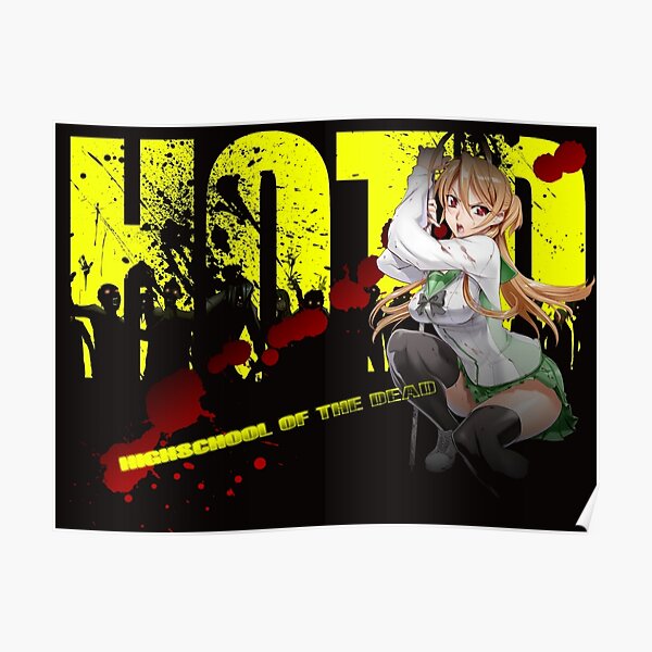 Highschool Of The Dead Posters Redbubble
