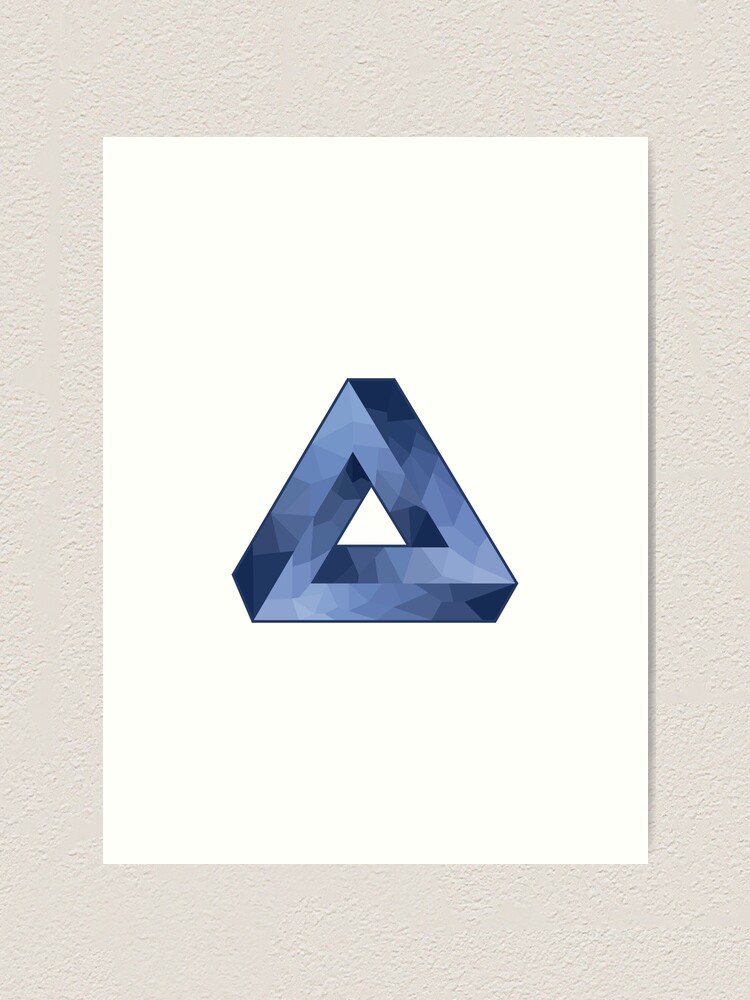 Penrose Triangle -Space Art Print