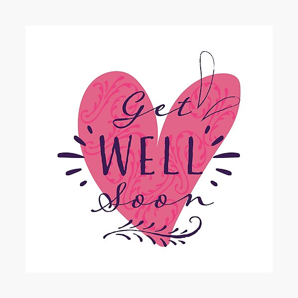 Item preview, Get Well Soon Pink designed and sold by Creativenetic.