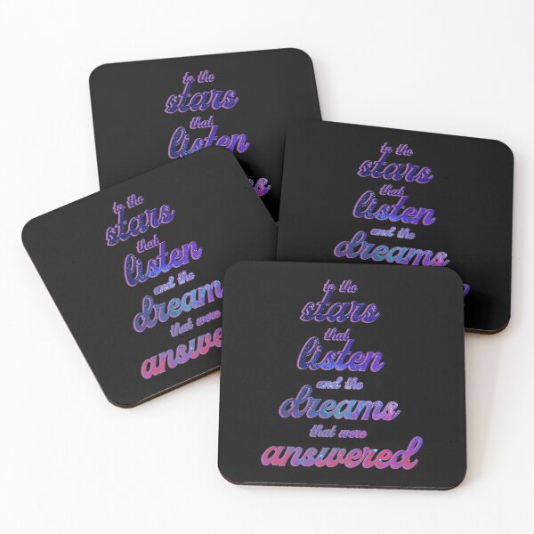 Item preview, TO THE STARS WHO LISTEN AND DREAMS THAT ARE ANSWERED designed and sold by Cr1sV.