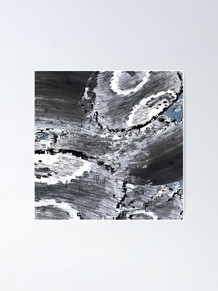 "Broken Disco Ball in Blue" Poster for Sale by TaniaPaige Redbubble