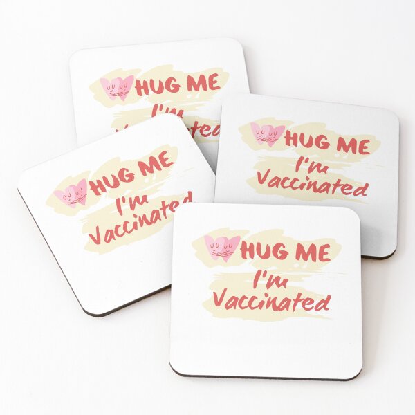 Item preview, Hug Me I'm Vaccinated designed and sold by Joy Poddar.