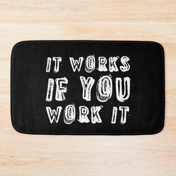 Item preview, It Works If You Work It - AA NA Positive designed and sold by Kaos Urbanwear.