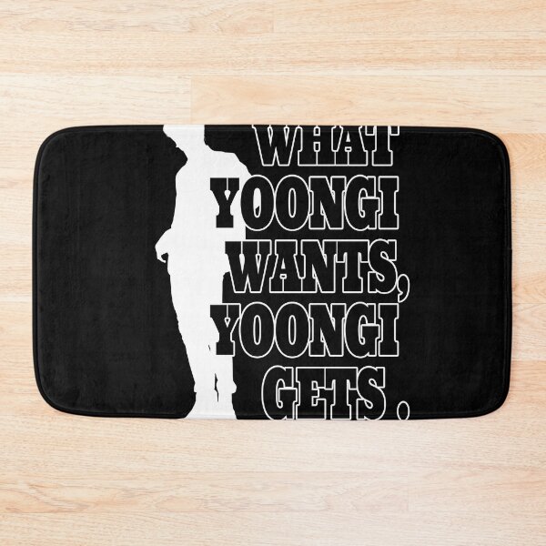 Item preview, Copy of WHAT YOONGI WANTS YOONGI GETS WHITE GIFT DESIGN FOR FRIENDS designed and sold by thebaronart.
