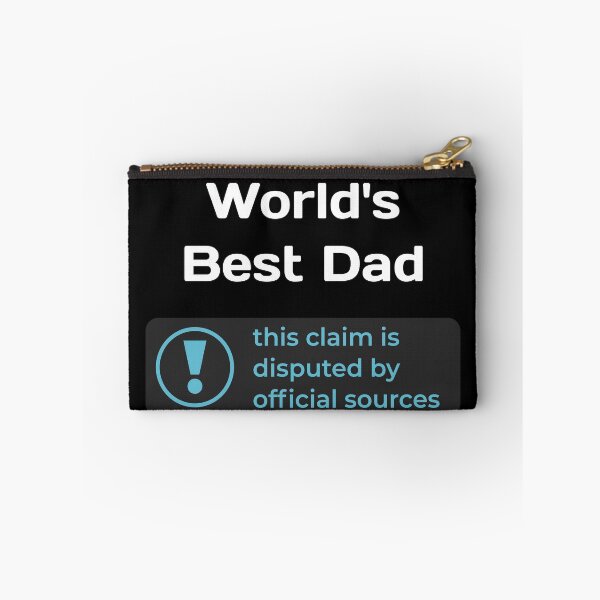 Item preview, This Claim is Disputed (World's Best Dad) - Self Deprecating designed and sold by WeaveTrumpet.