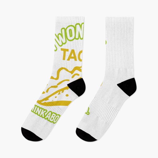 Item preview, I Wonder If Tacos Think About Me Too - Taco Lover Joke designed and sold by jacks-tees.