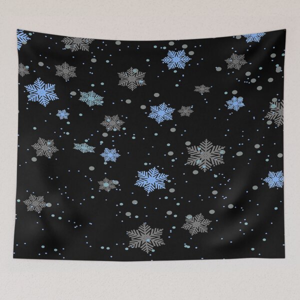 Item preview, Blue Snowflakes Xmas Design designed and sold by Xeuno.