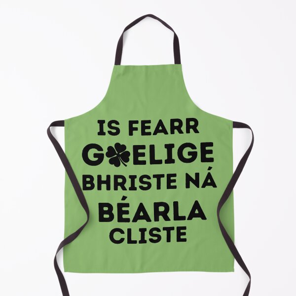 Item preview, Is fearr Gaeilge bhriste ná Béarla cliste - Irish Gaelic Language Quote designed and sold by a-little-ink.