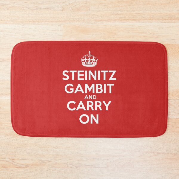 Item preview, Steinitz Gambit and Carry On - Chess opening T-Shirt designed and sold by edygun.
