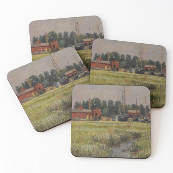 Item preview, The Ship Yard, Cos Cob-Theodore Robinson designed and sold by LexBauer.