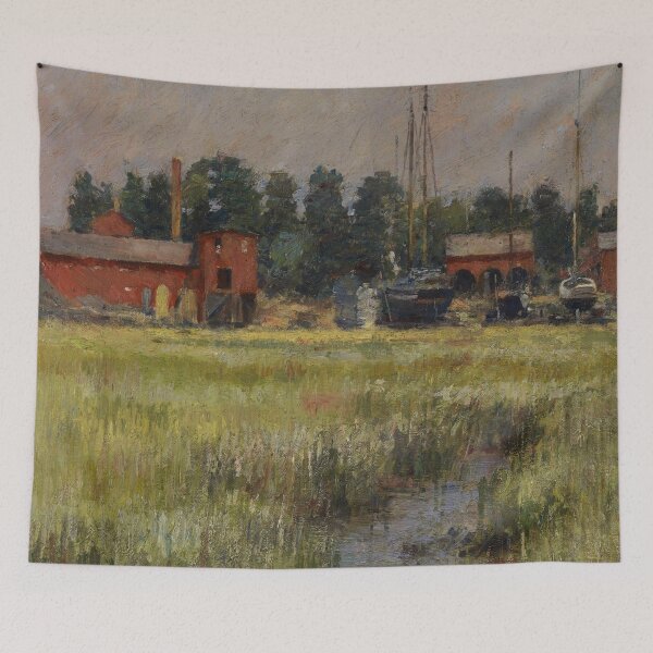 Item preview, The Ship Yard, Cos Cob-Theodore Robinson designed and sold by LexBauer.