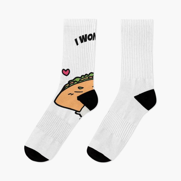 Item preview, I Wonder If Tacos Think About Me Too - Taco Lover Joke designed and sold by jacks-tees.