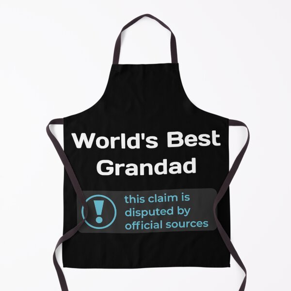 Item preview, This Claim is Disputed (World's Best Grandad) - Self Deprecating designed and sold by WeaveTrumpet.