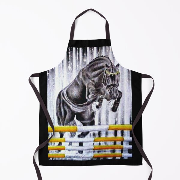 Item preview, Free jumping horse drawing designed and sold by horseaddicted.