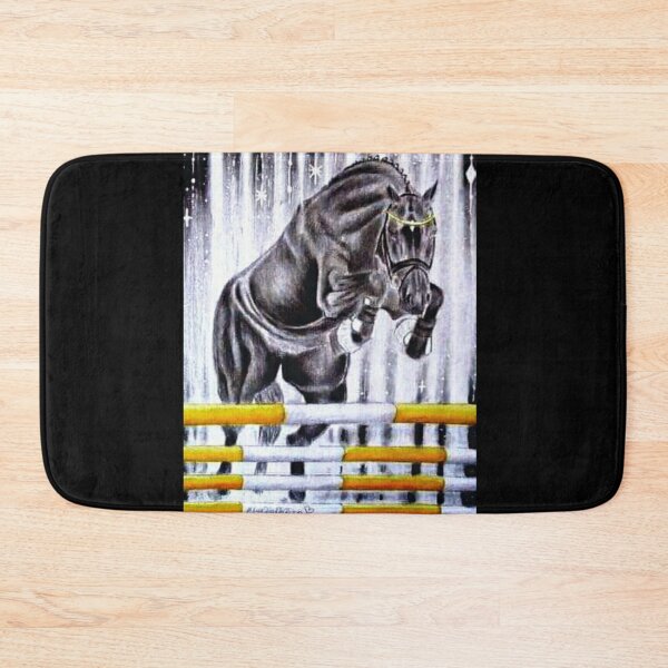 Item preview, Free jumping horse drawing designed and sold by horseaddicted.