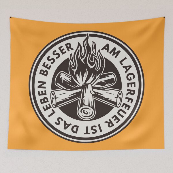 Item preview, Life Is Better At The Campfire | German hiking designed and sold by Ainbowz-Artwork.