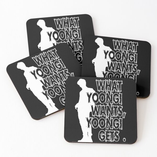 Item preview, WHAT YOONGI WANTS YOONGI GETS KOREAN GIRLFIEND BOYFRIEND GIFT DESIGN  designed and sold by thebaronart.