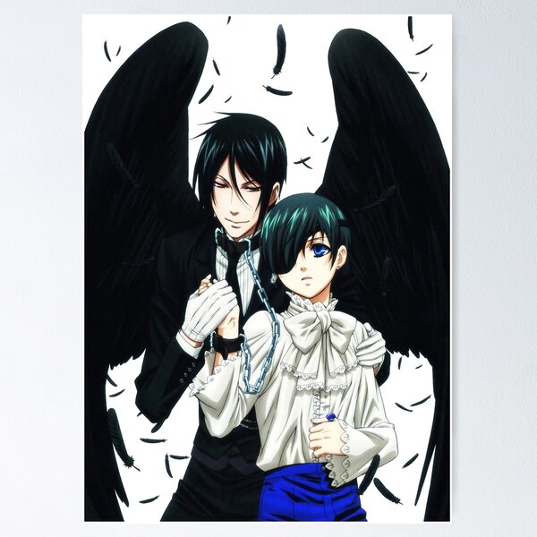 Black Butler poster: Sebastian & Ciel vs. Grell (36x24) anime