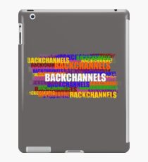 BACKCHANNELS! iPad Case/Skin