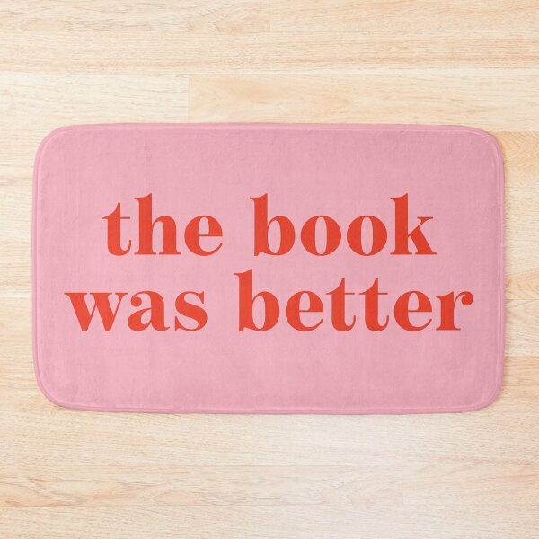 Item preview, The Book Was Better in Red and Pink designed and sold by neopop.