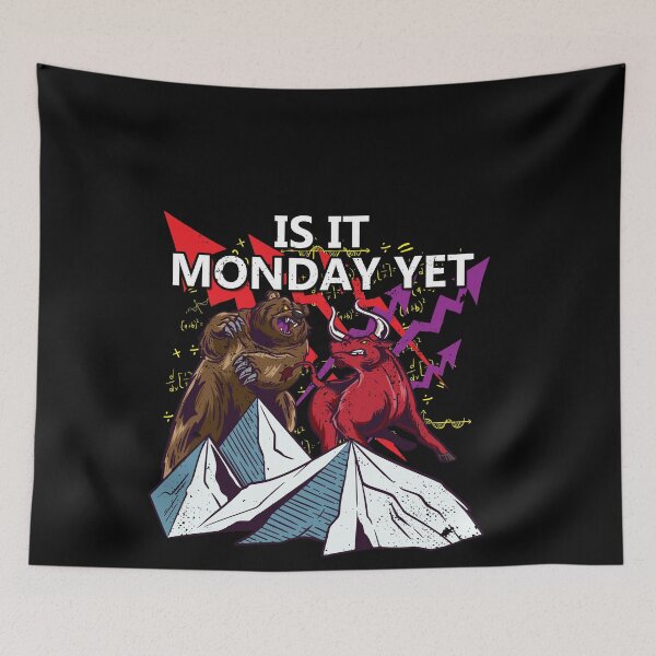Item preview, Is It Monday Yet Shirt Stock Market Shirt Forex Bull vs Bear designed and sold by MarioShirtWorld.