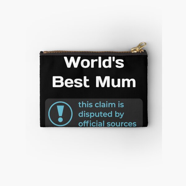 Item preview, This Claim is Disputed (World's Best Mum) - Self Deprecating designed and sold by WeaveTrumpet.