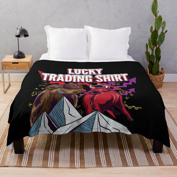 Item preview, Lucky Trading Shirt Forex Tee Stock Market Gift Bull vs Bear designed and sold by MarioShirtWorld.