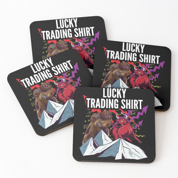 Item preview, Lucky Trading Shirt Forex Tee Stock Market Gift Bull vs Bear designed and sold by MarioShirtWorld.