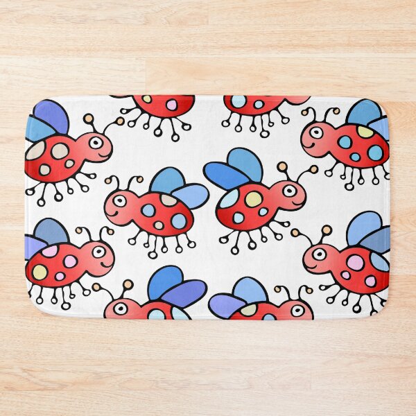 Item preview, Cute and Colorful Ladybug Pattern designed and sold by Davey's Designs.