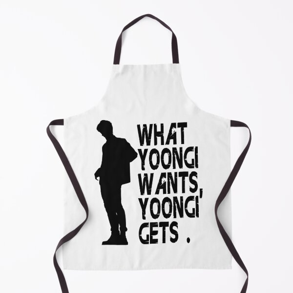 Item preview, WHAT YOONGI WANTS YOONGI GETS BLACK DESIGN GIFT DESIGN FOR FRIENDS GIRLFRIEND OR BOYFRIEND designed and sold by thebaronart.