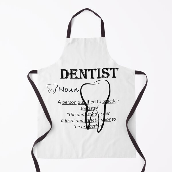 Item preview, DENTIST DEFINITION FUNNY DENTAL PRACTITIONER,MEDIC, MEDICAL MAN, MEDICAL PRACTITIONER designed and sold by Dahani-mo.