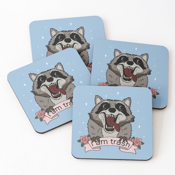 Item preview, Raccoon - I am trash designed and sold by ValentinaHramov.