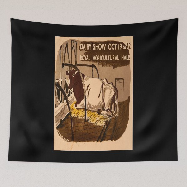 Item preview, retro classic Dairy Show poster designed and sold by CorasPosters.