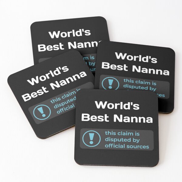 Item preview, This Claim is Disputed (World's Best Nanna) - Self Deprecating designed and sold by WeaveTrumpet.