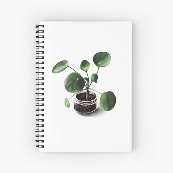 Pretty in Pilea Spiral Notebook