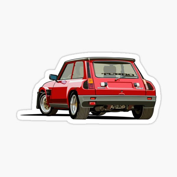 Renault 5 Turbo Stickers Redbubble