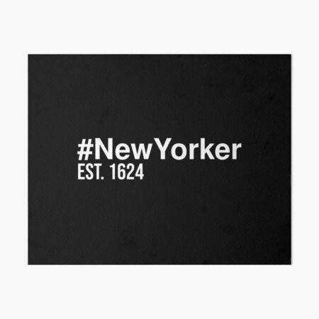 Artikel-Vorschau von Hashtag New Yorker Est. 1624, designt und verkauft von MSA-42.