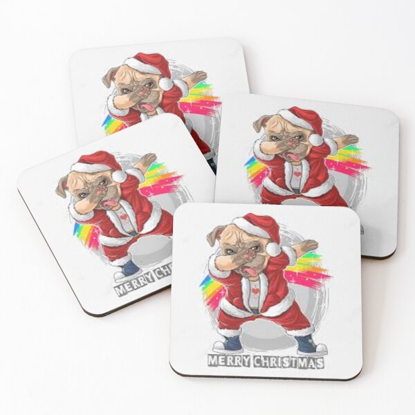 Item preview, Dabbing santa pug designed and sold by AnthonyVdV.