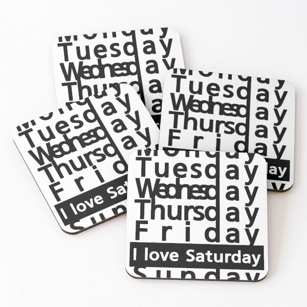 Item preview, I love Saturday designed and sold by feelmyart.