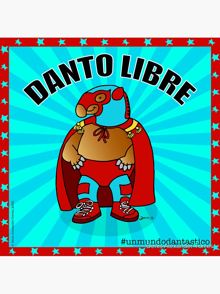 Imagen 3 de 3, Pegatina con la obra DANTO LIBRE, diseñada y vendida por visiontorres.