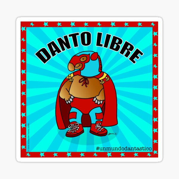DANTO LIBRE Pegatina