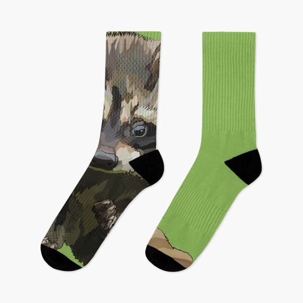 Item preview, Raccoon Green designed and sold by BeeFoxTree.