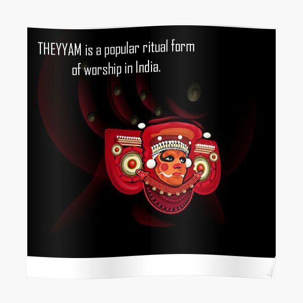 Theyyam Posters Redbubble