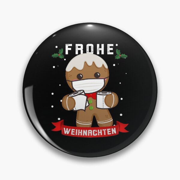 Artikelvorschau, Frohe Weihnachten Lebkuchenmann Gingerbread man Mask 2020 entworfen und verkauft von aubb7.
